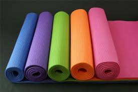 Premium yoga mat with neutral styling